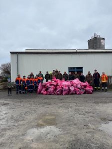 Die Ausbeute der diesjährigen Abfallsammlung